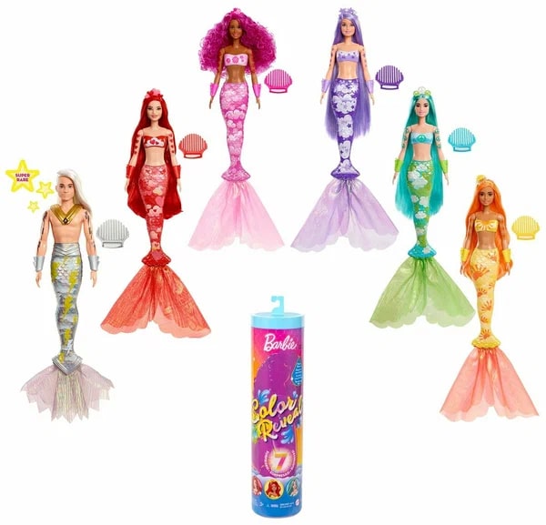 Barbie Color reveal Русалочка