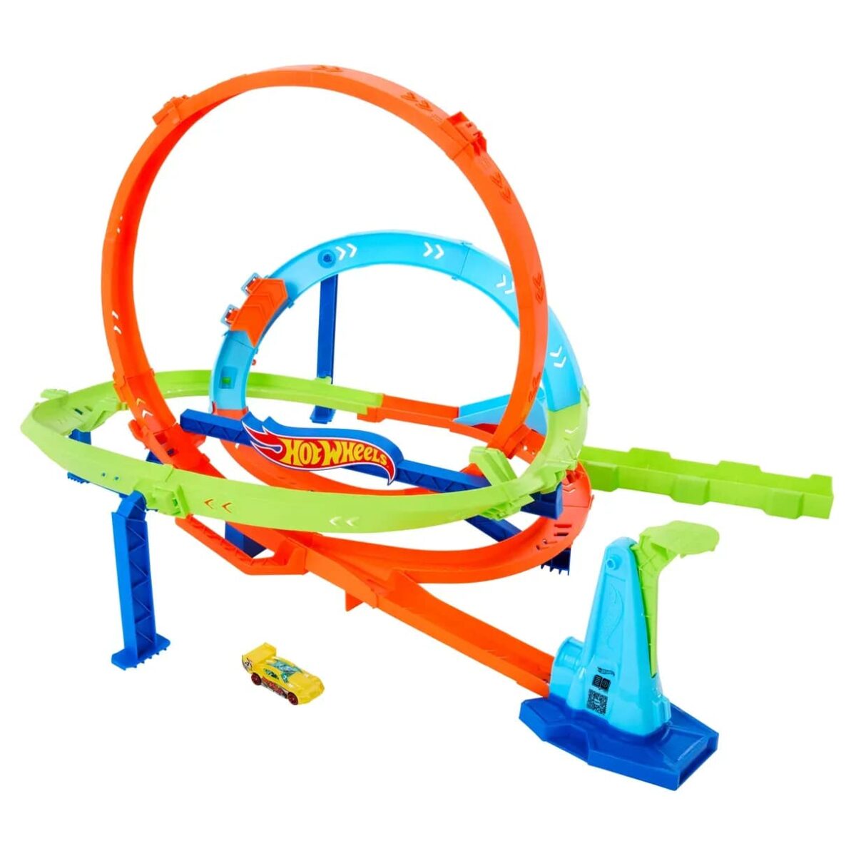 Hot Wheels Автотрек - Испытание гиперпетли, в наборе с 1 машинкой масштаба 1:64 2