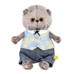 BB-151 Басик BABY в жилете в цветочек и брючках 1