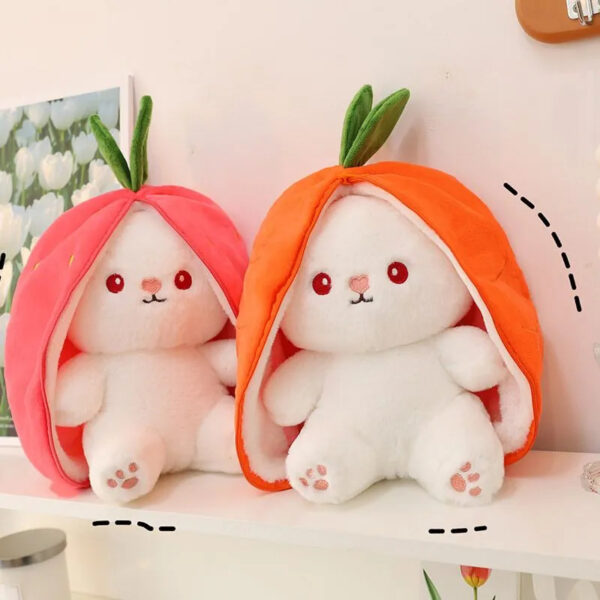 Игрушка-ночник «Зайчик в клубничке» 2226-2 2