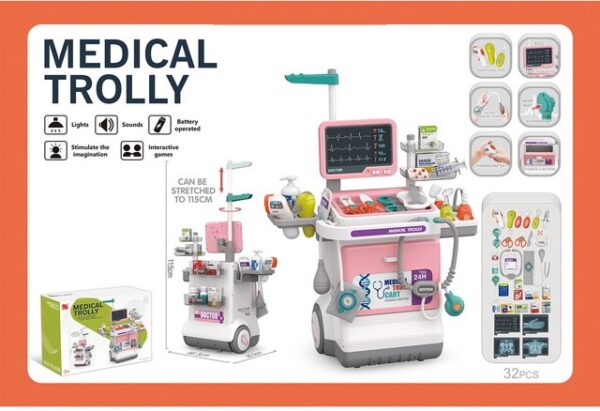 Модуль на колёсиках доктор с аксессуарами 660-94 1