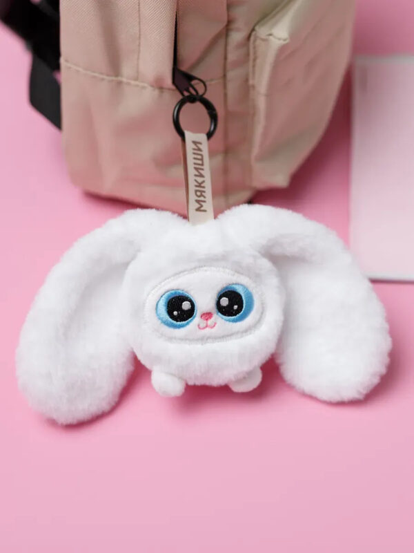 Брелок мягкий "Зайчик Глоу" 1