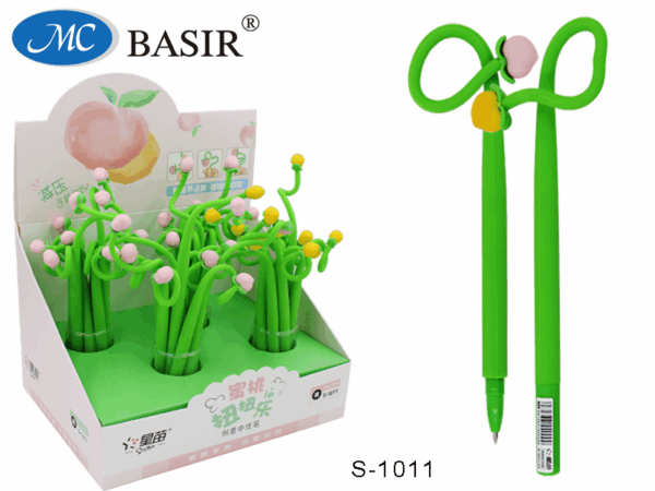 Ручка шариковая детская «Персик Soft Touch» S-1011 1