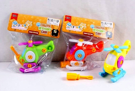 Конструктор-скрутка "Вертолет 7522" в пакете. 1 Конструктор-скрутка "Вертолет 7522" в пакете. 1