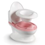 Горшок-унитаз музыкальный для детей Kidwick, белый-розовый 2