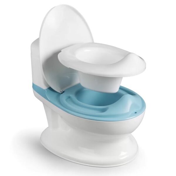 Горшок-унитаз музыкальный для детей Kidwick МП, белый-голубой 2