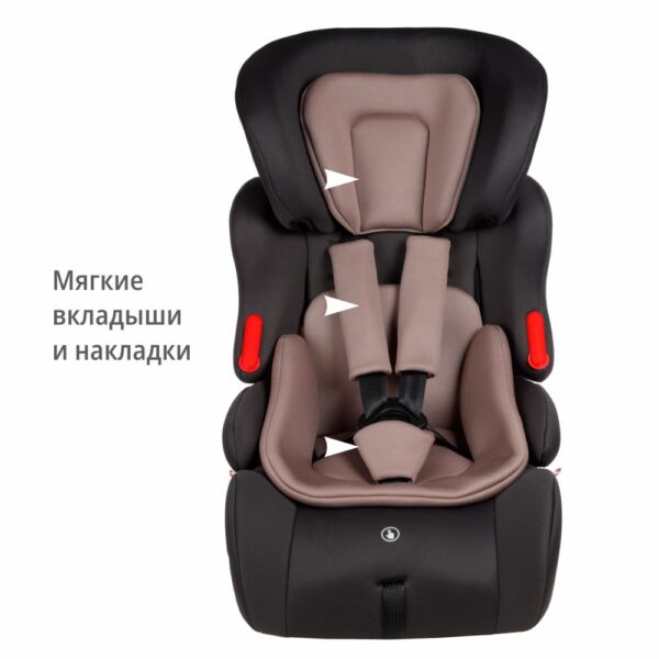 Удерживающее устройство для детей SIGER "Космо", антрацитово-серый люкс, гр. I/II/III 2