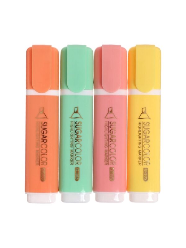 Набор маркеров текстовыделителей 4 цвета Пастель    4788477 1