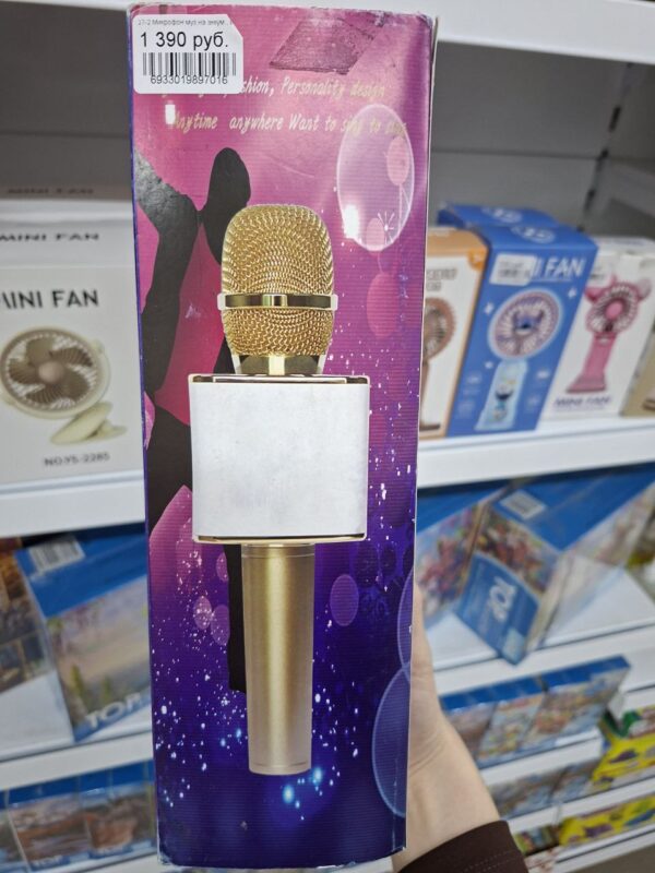 Микрофон музыкальный в коробке, арт. Q7-2 1