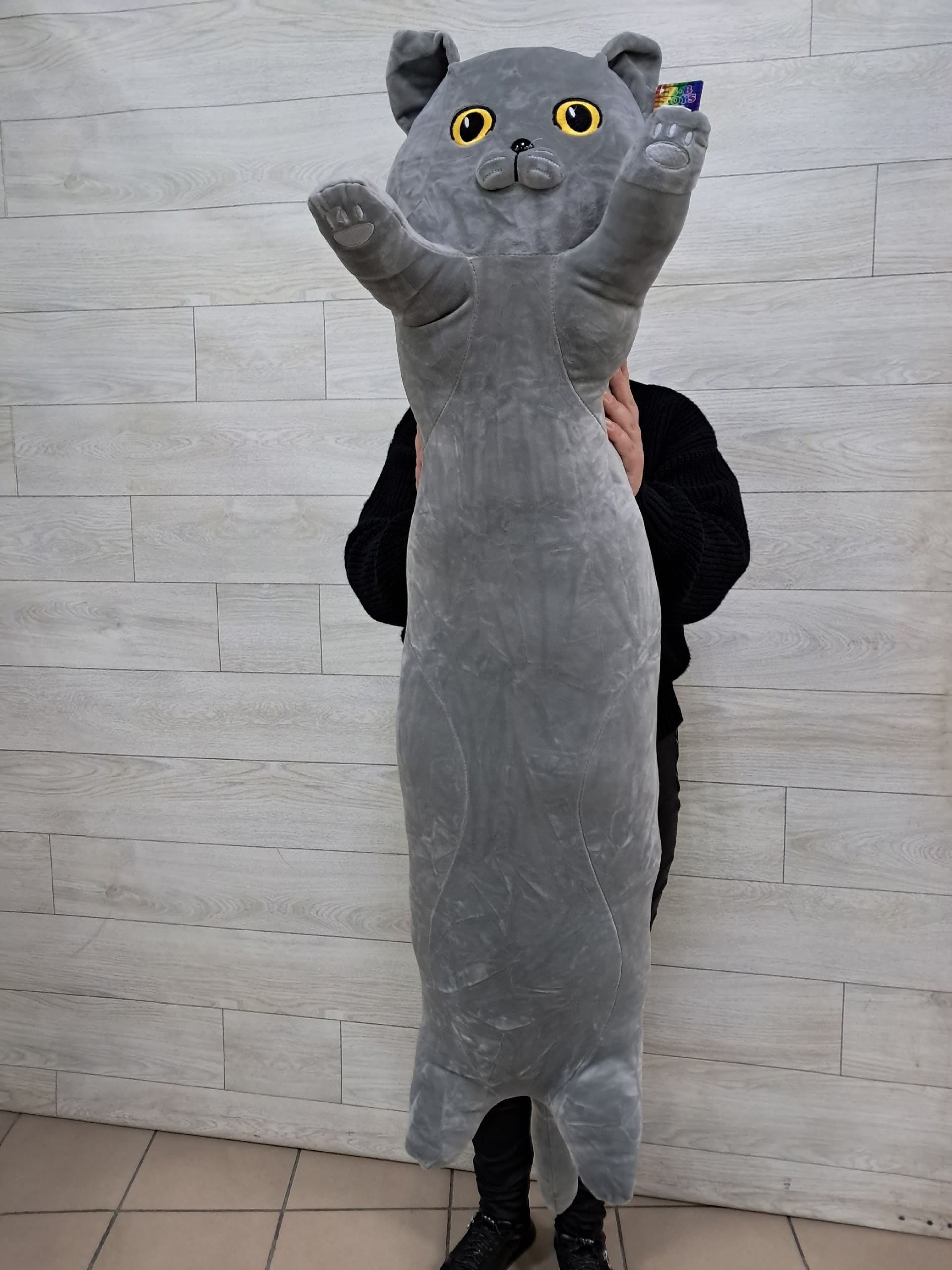 Кот-батон мягкий Арт. 5693-110 1 Кот-батон мягкий Арт. 5693-110 1