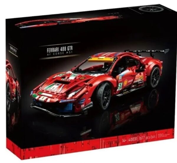 Cуперкар Ферарри Ferrari 488 G", 1677 дет. арт.100014/488 1