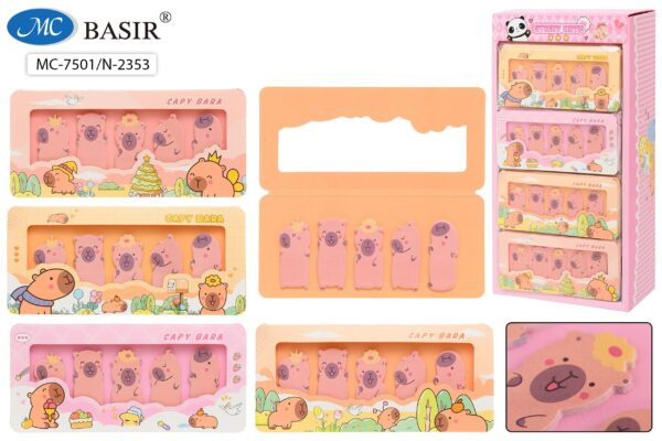 Набор закладок «КАПИБАРА» МС-7501/N-2353 1