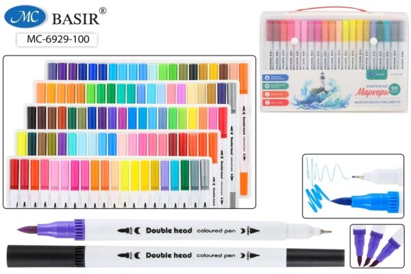 Набор маркеров акварельных (100 шт.) МС-6929-100 1