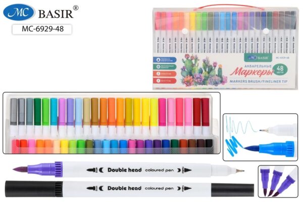 Набор маркеров акварельных (48 шт.) МС-6929-48 1