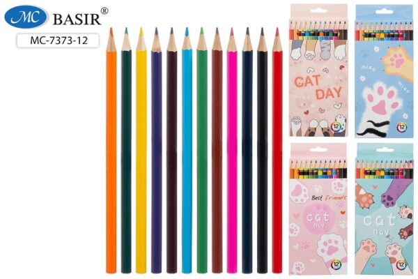 Набор цветных карандашей «ЛАПКИ» МС-7373-12 1
