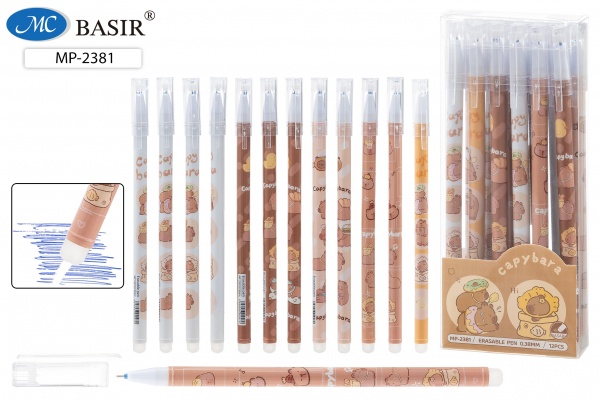 Ручка со стираемыми чернилами «КАПИБАРА» (MP-2381) 1 Ручка со стираемыми чернилами «КАПИБАРА» (MP-2381) 1