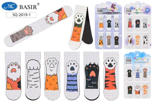 Закладки магнитные «Лапки» SQ-2019-1 1