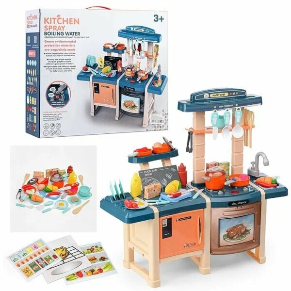 Игровой набор кухня "У шефа" цвет синий, в коробке 1