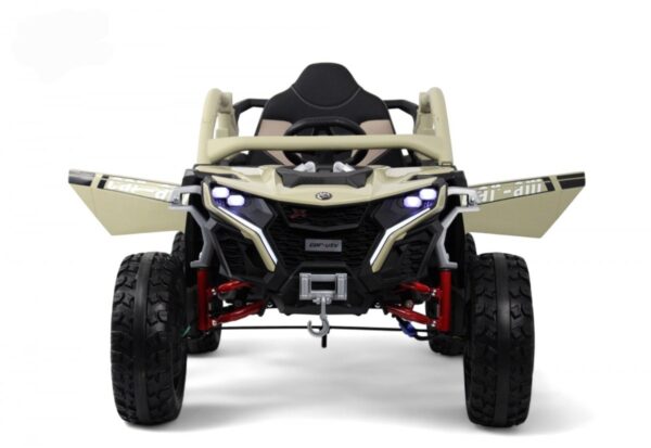 Детский полноприводный элетромобиль "Багги", бежевый 2