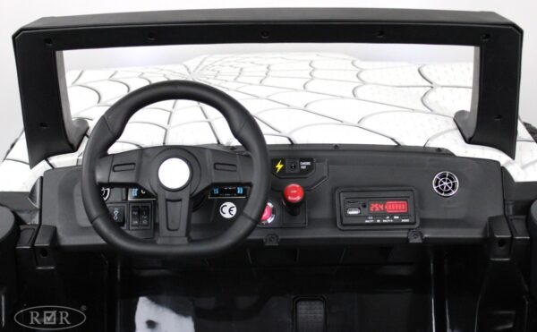 Детский электромобиль Багги Spider 4WD белый 2