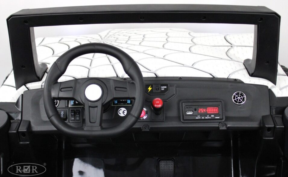 Детский электромобиль Багги Spider 4WD белый 2