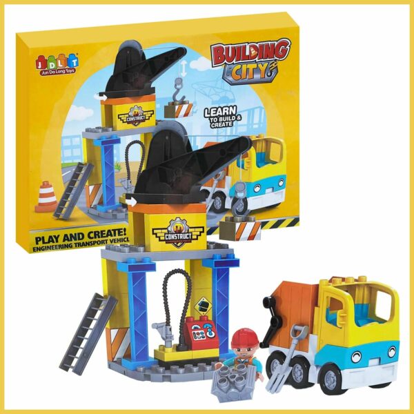 Конструктор Стройка - Строительный город, 36 деталей 1