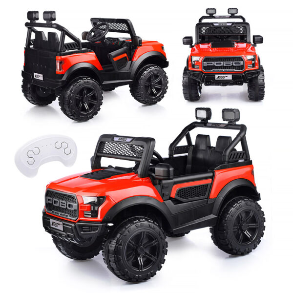 Электромобиль "Профи" на аккумуляторе, с р/у управлением, (красный) 1