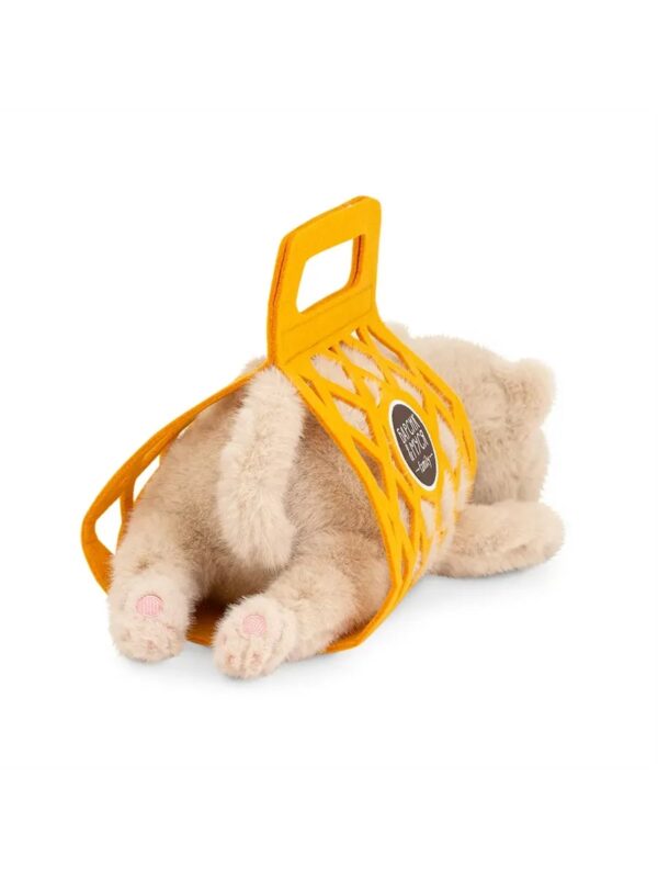 Мягкая игрушка "Кот Барсик в сумке, бежевый", 35 см 2