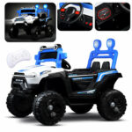 Электромобиль "Дорожный патруль" на аккумуляторе, цвет синий, U014091Y 1