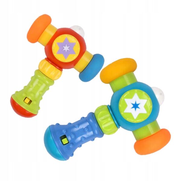 Молоточек музыкальный "G104" (свет) в коробке в ассортименте 1