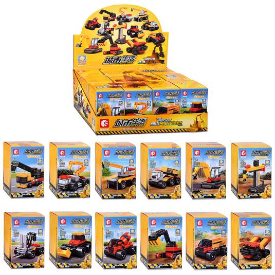 Конструктор пластмассовый "Городская жизнь" в коробке 714360-714371 1