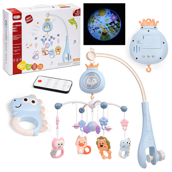 Мобиль на кроватку "Радость малыша-1" на батарейках, в коробке 368-6B 1