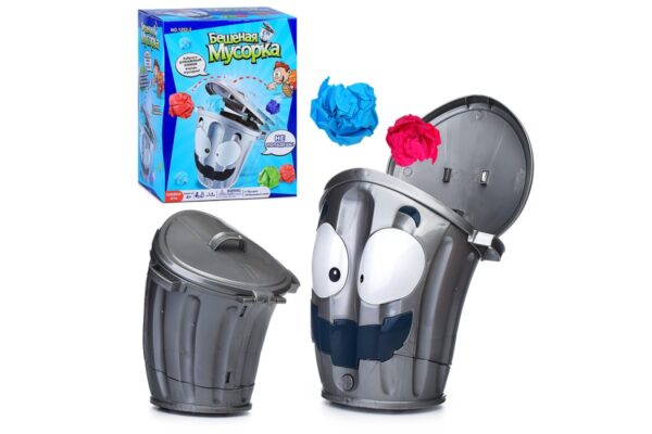 Настольная игра "Бешеная мусорка" в коробке 1252-2 1