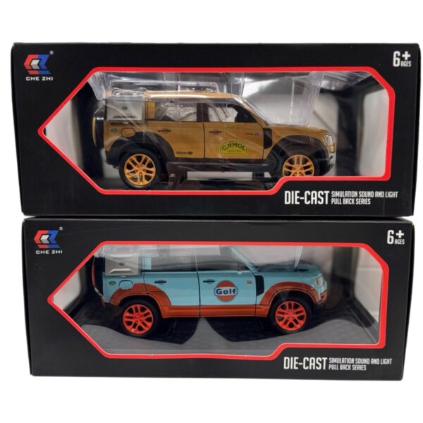 Машинка Лэнд Ровер с принтом свет+звук Арт. CZ169B 1