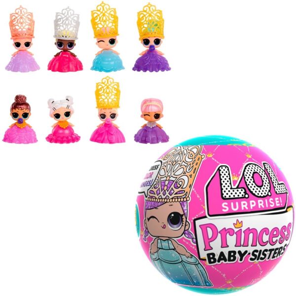 ЛОЛ СЮРПРАЙЗ Кукла в шаре Сестричка Принцессы с аксессуарами . 1