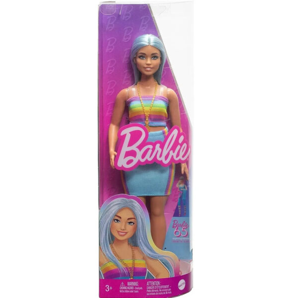Кукла Barbie Модница Радужное платье, арт.HRH16 1