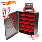 Портативный кейс для хранения 18 машинок Hot Wheels - коллекция Vintage (цвет: серебряный), HWCC22S 2