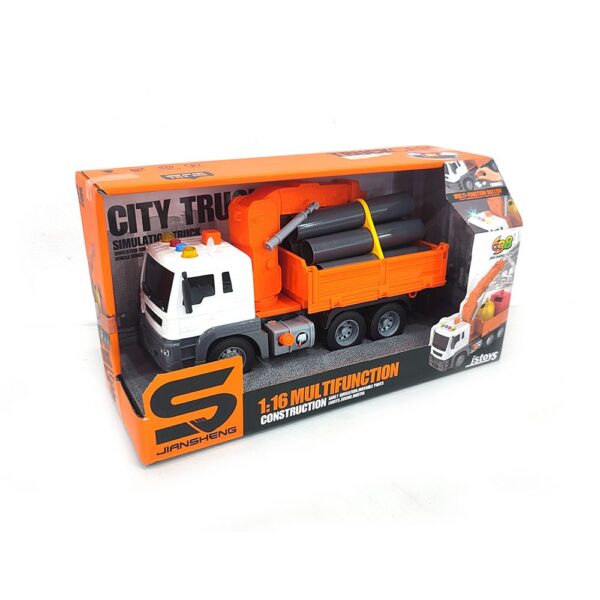 Машина Грузовик с дровами, свет/звук, JS116A 1