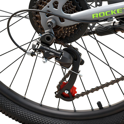 Велосипед 24" Rocket MP-400, цвет серый/зеленый 2