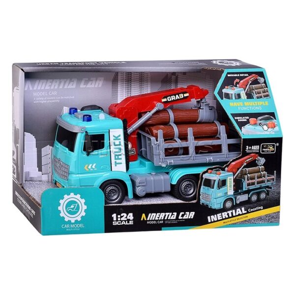 Машина "Лесовоз" на батарейках, в коробке (арт.ZH814-24) 1