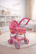 Коляска для кукол 2в1 в ассортименте, арт. 9662 3