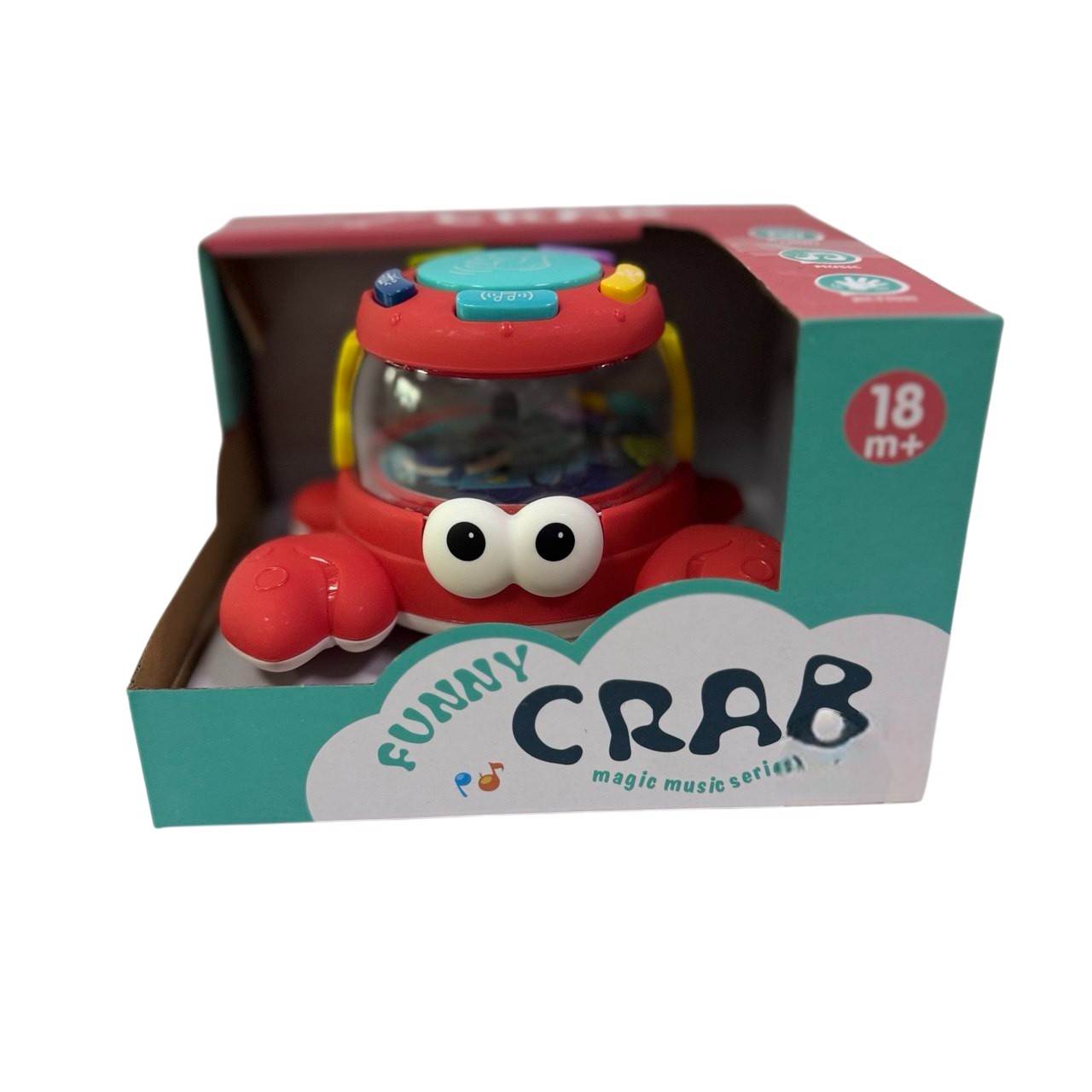 Краб на батарейках в коробке, арт.65181 1 Краб на батарейках в коробке, арт.65181 1