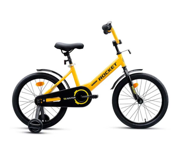 Велосипед 18" Rocket Juster, цвет желтый 1