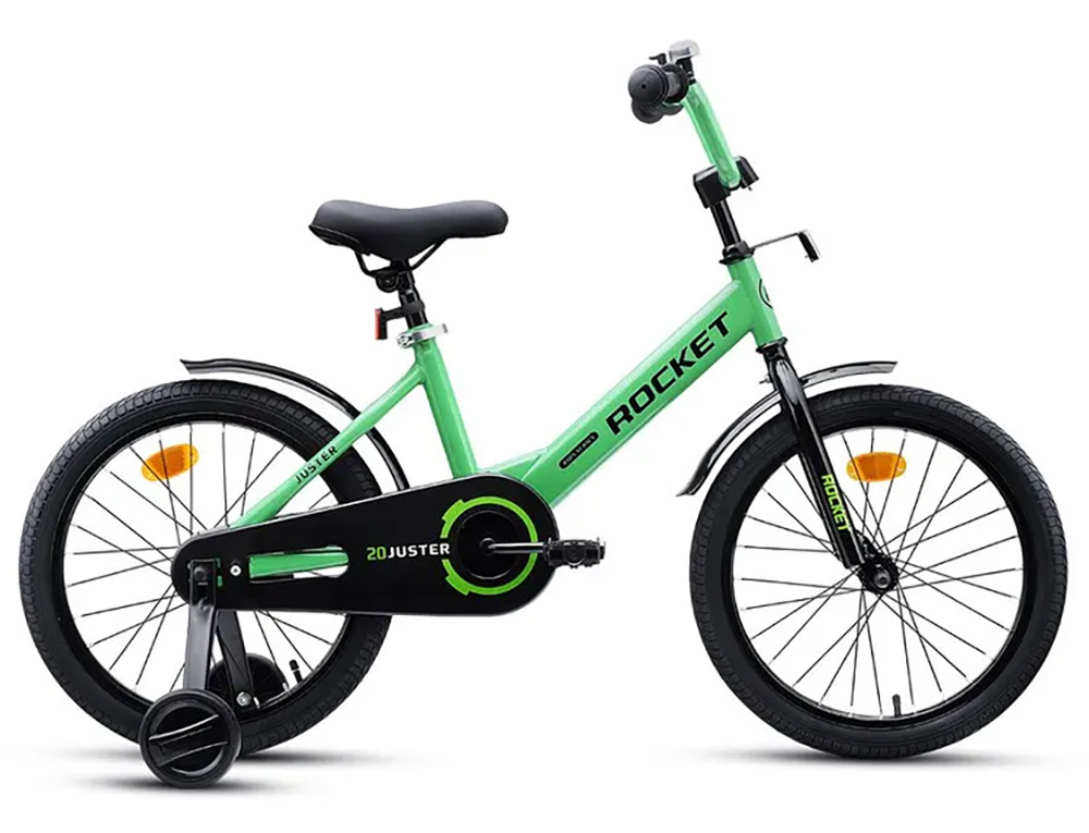 Велосипед 20" Rocket Juster, цвет зеленый 1 Велосипед 20" Rocket Juster, цвет зеленый 1