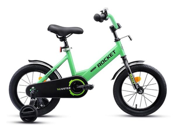 Велосипед 14" Rocket Juster, цвет зеленый 1
