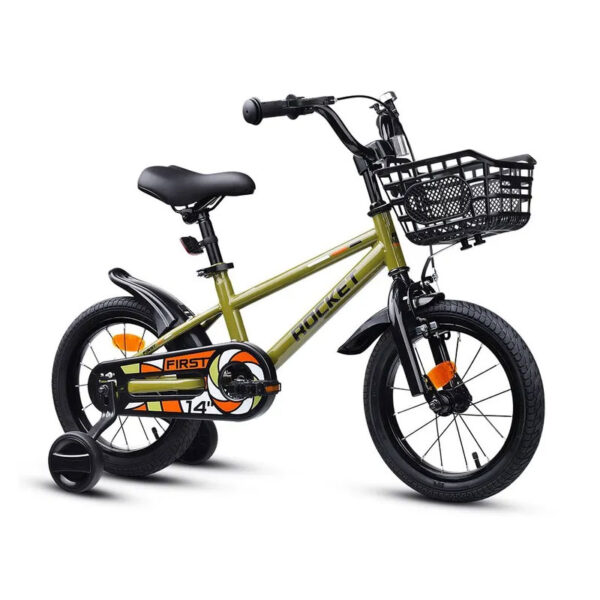 Велосипед 14" Rocket First, цвет хаки 1