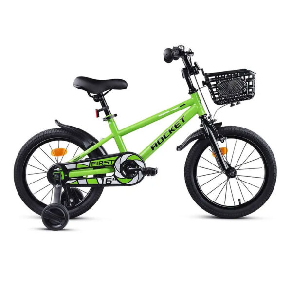 Велосипед 16" Rocket First, цвет зеленый 1