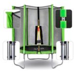 Батут ROCKET, d=183, внешняя сетка высотой 150 см., зеленый 2