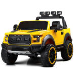 Электромобиль "Мощность скорости" на аккумуляторе, с р/у управлением, цвет желтый 2