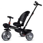 Велосипед трёхколёсный с родительской ручкой Rocket MLX-510-BK, черный 2